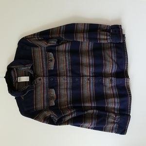 Patagonia Fjord Plaid Flannel Button Down Shirt - Size 8